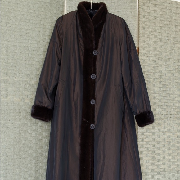 Authentic Sheared Mink Coat - Full length Danish Mink - Picture 9 of 14